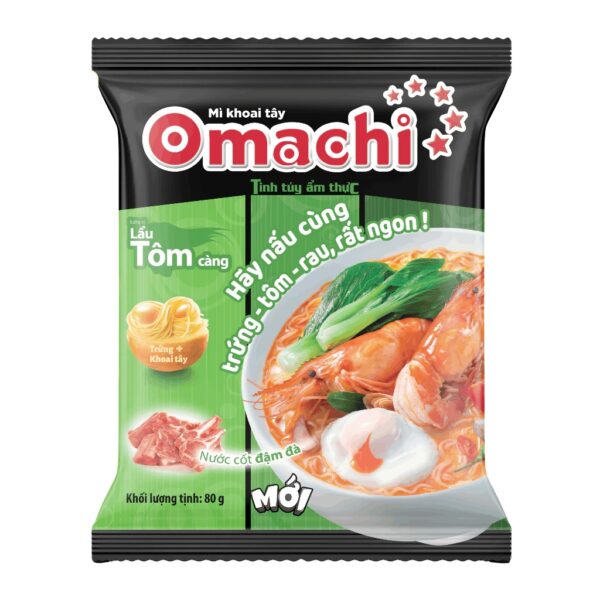 omachi lẩu tôm càng