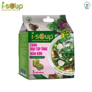 Canh Rau Tập Tàng Nấm Rơm ISOUP