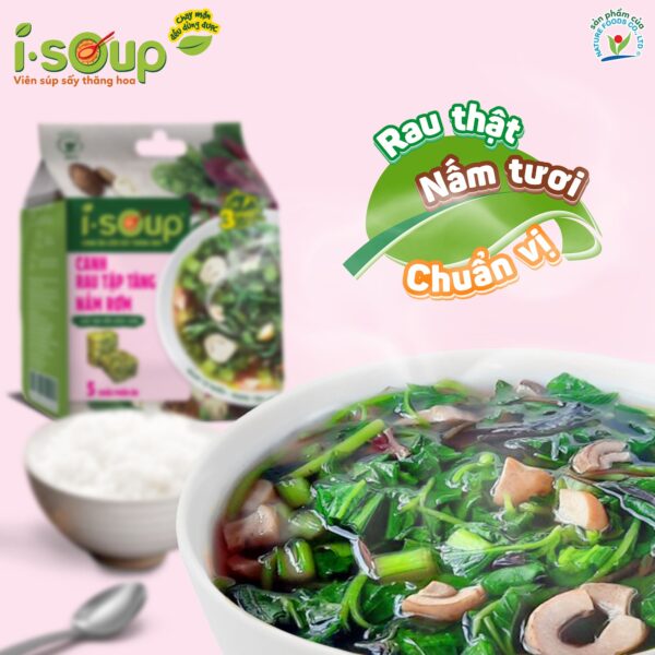 canh rau tập tàng nấm rơm canh rau tập tàng nấm rơm