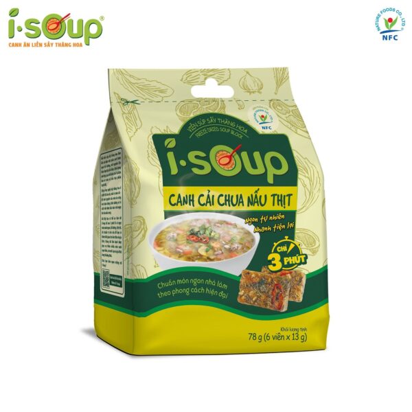 isoup canh cải chua