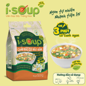 Canh Rau Củ Nấu Nấm ISOUP 35g
