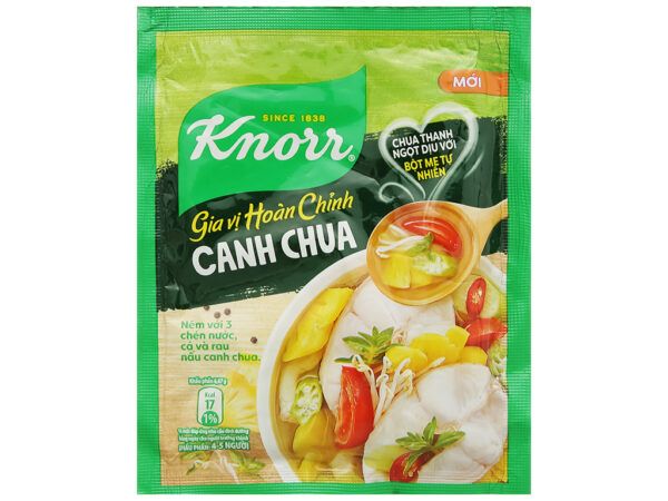 gia vi hoan chinh nau canh chua cho mon canh ngon