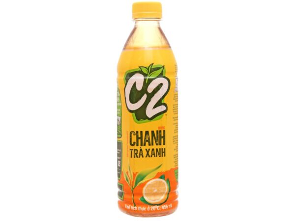 thung 24 chai tra xanh c2 huong chanh 455ml