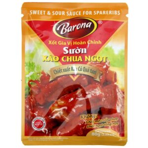 Xốt sườn xào chua ngọt Barona gói 80g