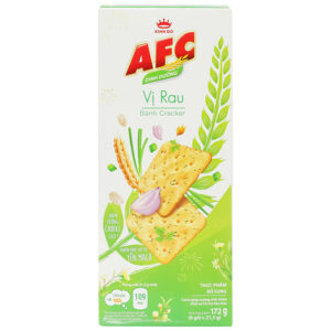 Bánh cracker vị rau AFC Dinh Dưỡng hộp 172g