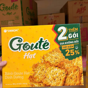 Bánh Goute hạt dinh dưỡng hộp 316.8g (8 gói x 39.6g)