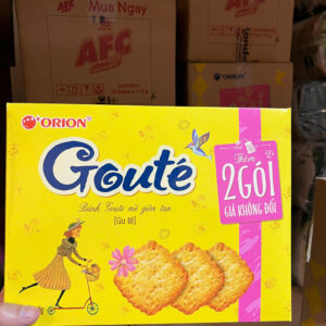 Bánh Goute hạt mè giòn tan 316.8g (8 gói x 39.6g)
